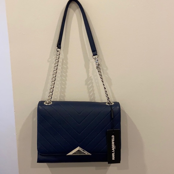 Karl Lagerfeld Handbags - Karl Lagerfeld navy shoulder bag